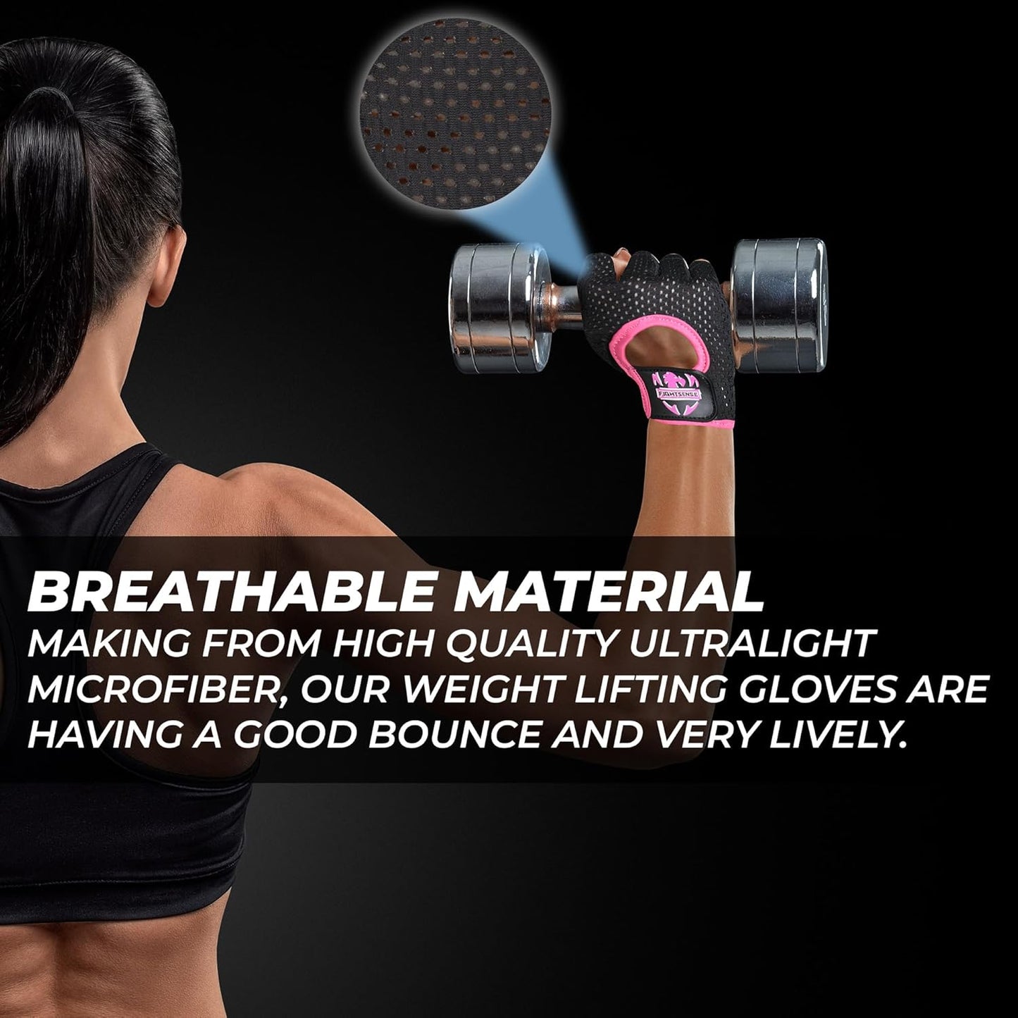 Weightlifting Gloves with Full Palm Protection – For Men & Women. Breathable Exercise Gloves for Gym, Cycling, Pull-ups, Deadlifting.