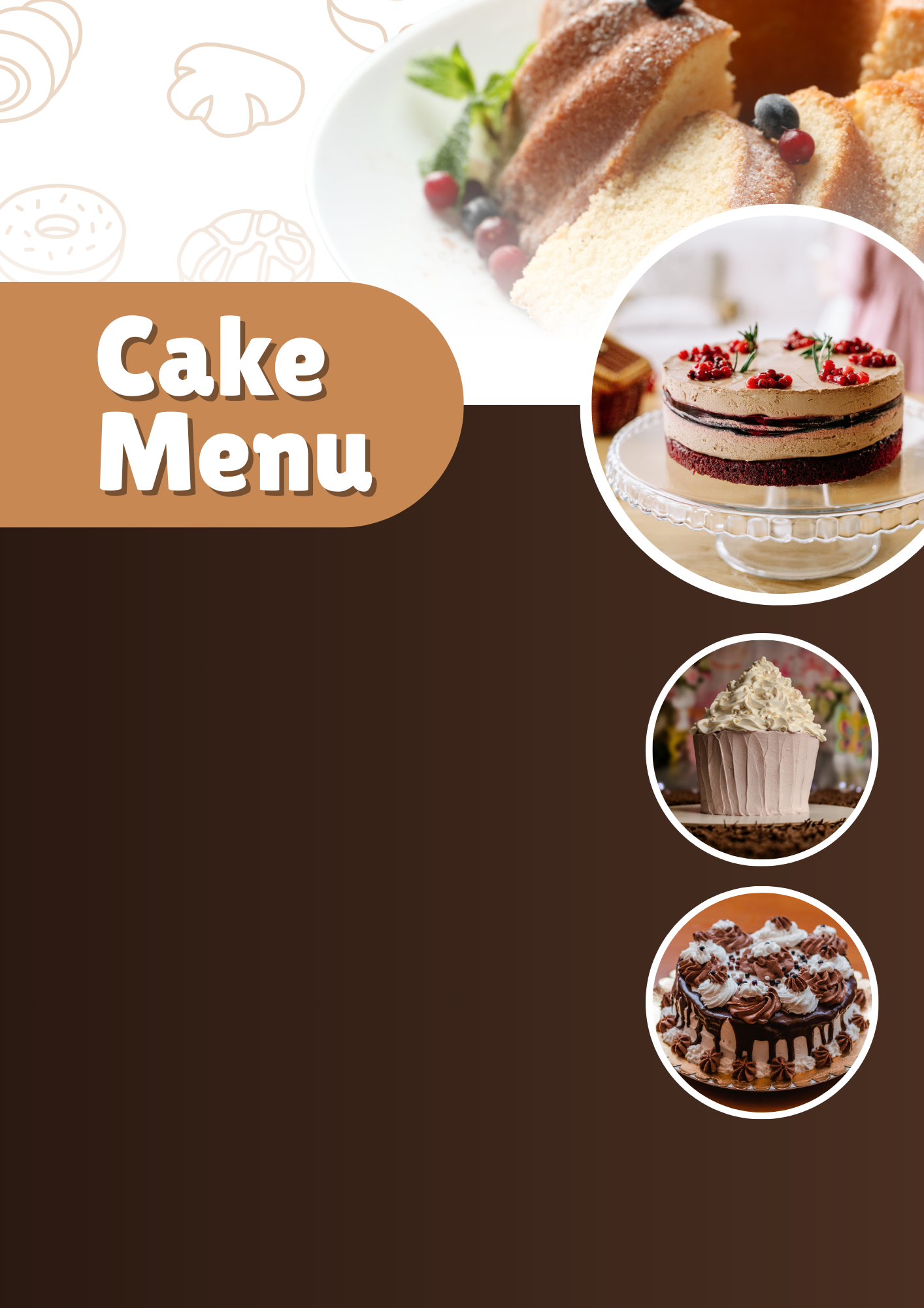 Cafe Menu Flyer