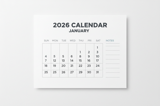 2026 Calendar