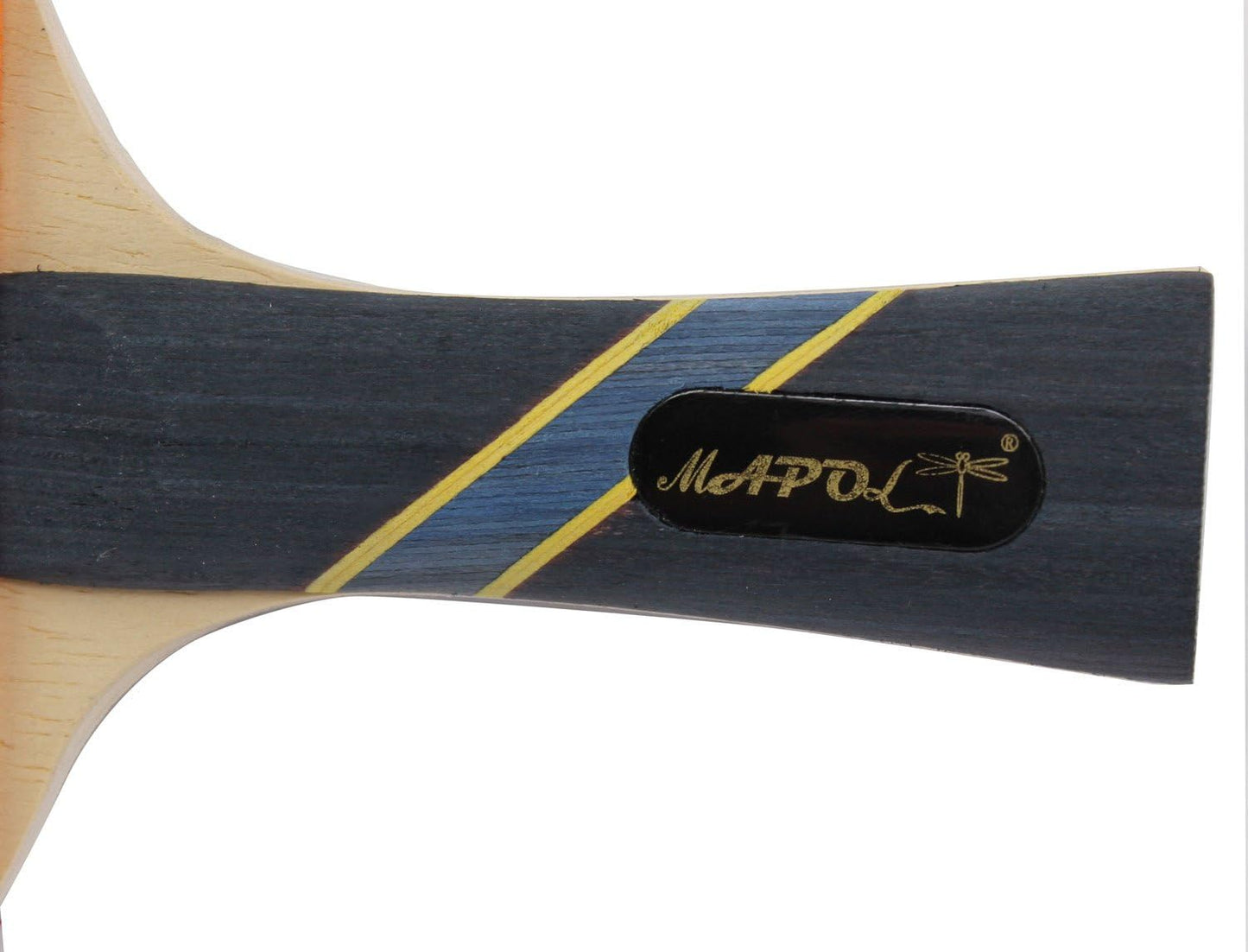 MAPOL 2 Pack of 4 Star Professional Ping Pong Paddle Advanced Training Table Tennis Racket with Carry Case