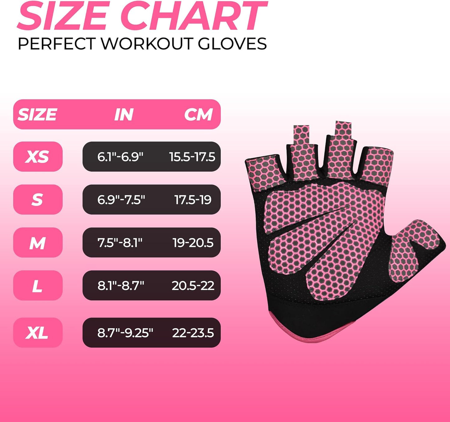 Weightlifting Gloves with Full Palm Protection – For Men & Women. Breathable Exercise Gloves for Gym, Cycling, Pull-ups, Deadlifting.