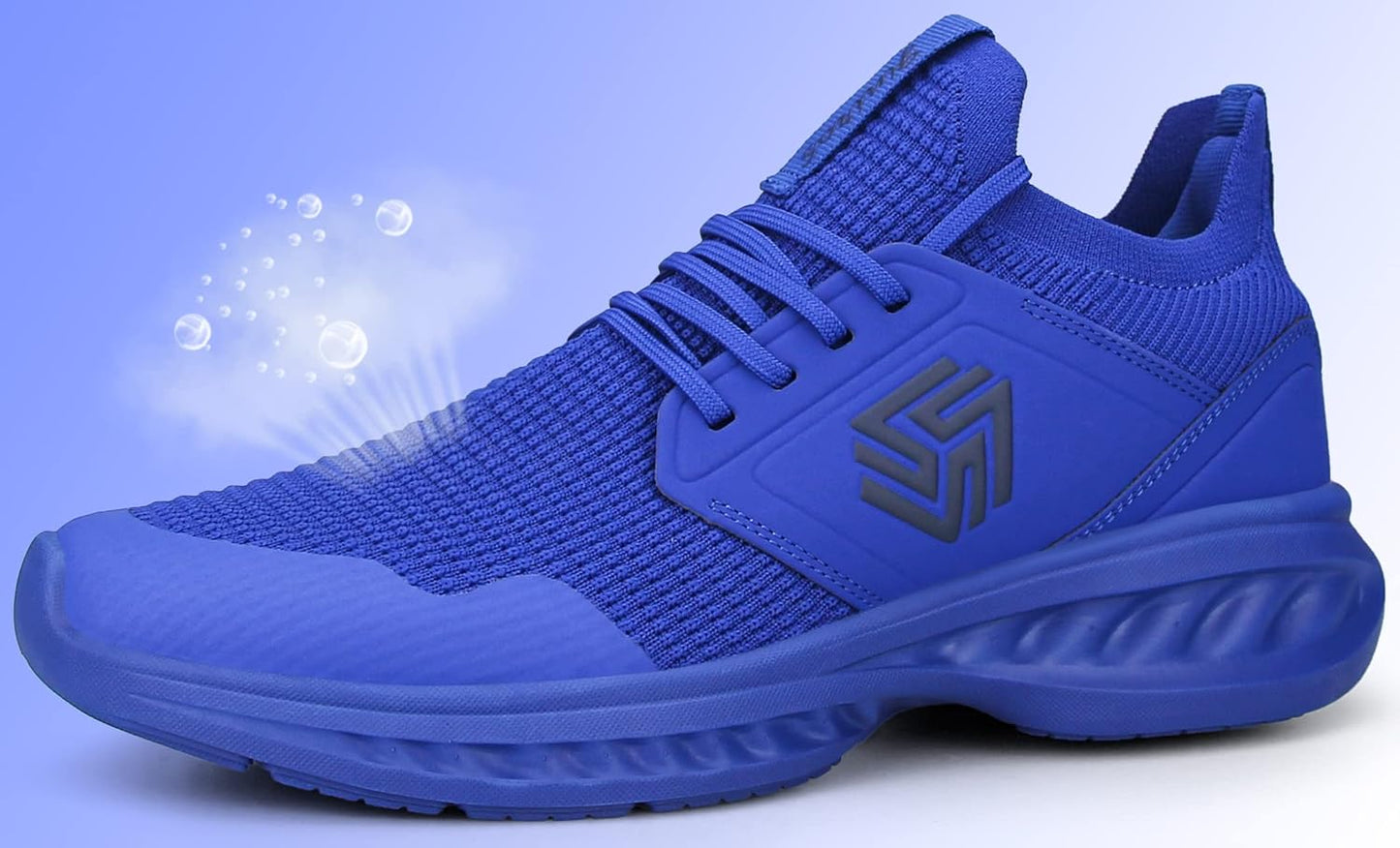 Men's Easy-On Anti-Slip, Breathable Lightweight Tennis Shoes for Training, Walking, Running, & Gym.