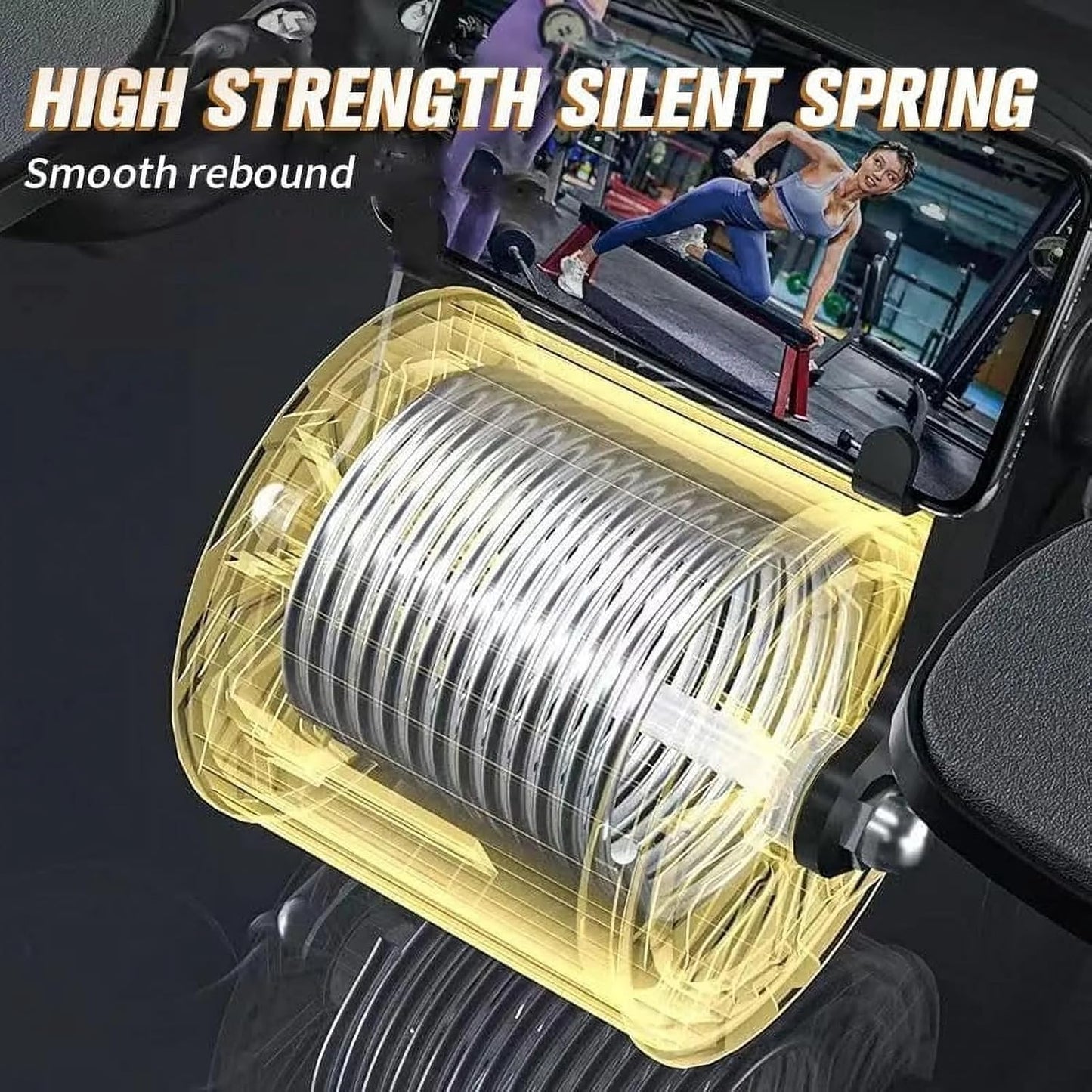 Ab Roller Wheel by Tixahi: Auto-Rebound w/ Timer & Knee Mat. Improve Core Strength - Home Gym Exercise for Men & Women.