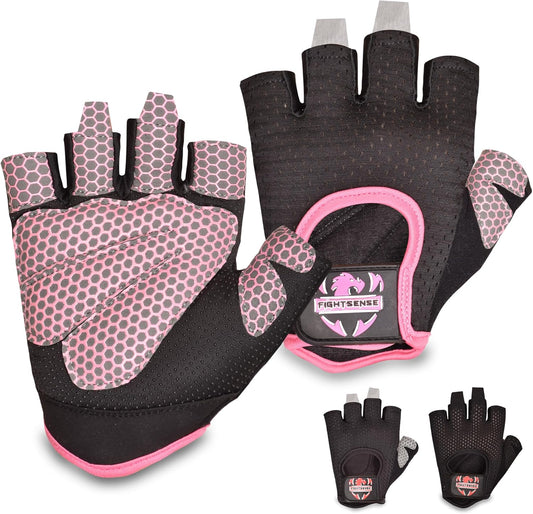 Weightlifting Gloves with Full Palm Protection – For Men & Women. Breathable Exercise Gloves for Gym, Cycling, Pull-ups, Deadlifting.