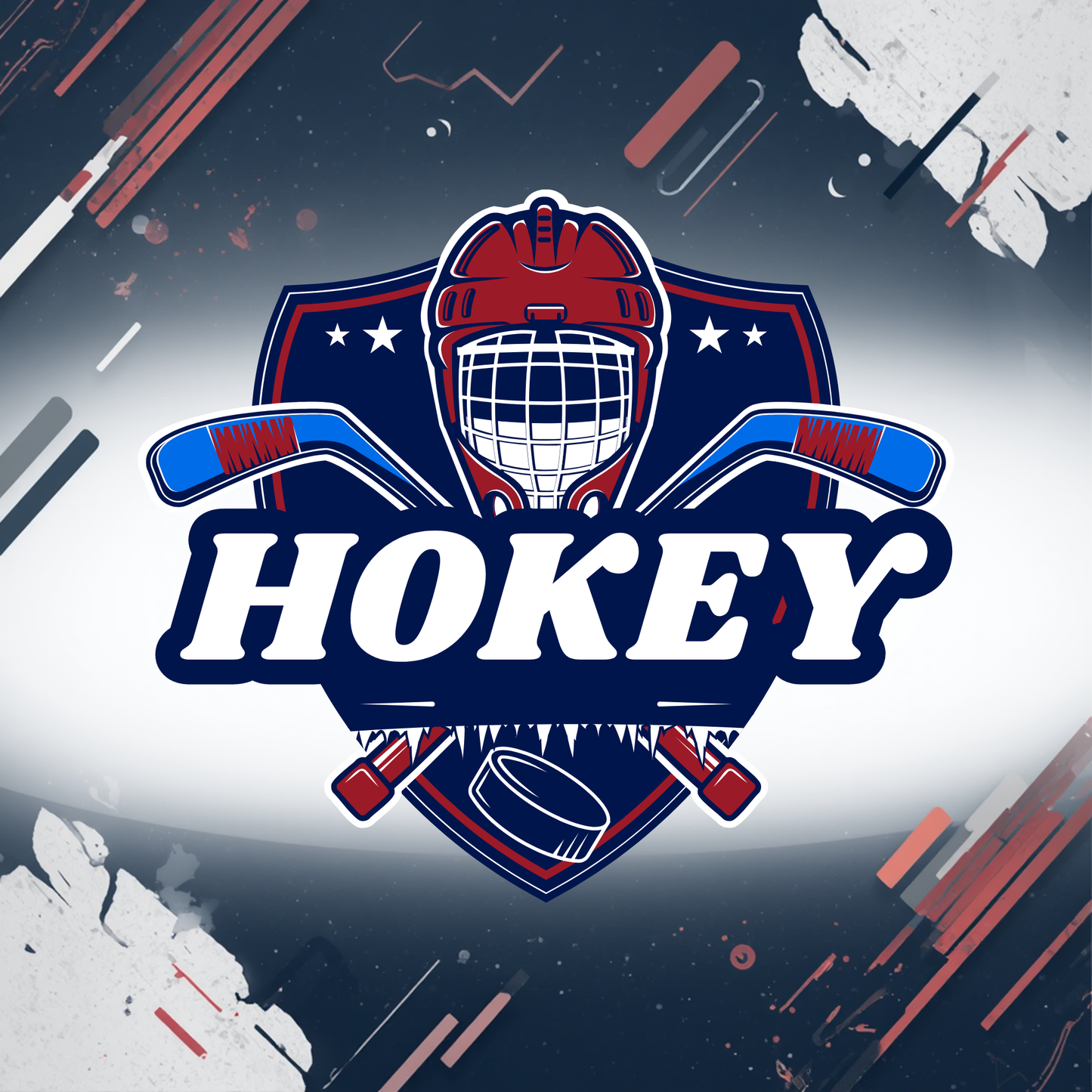 Hockey Logo - Editable Design Template