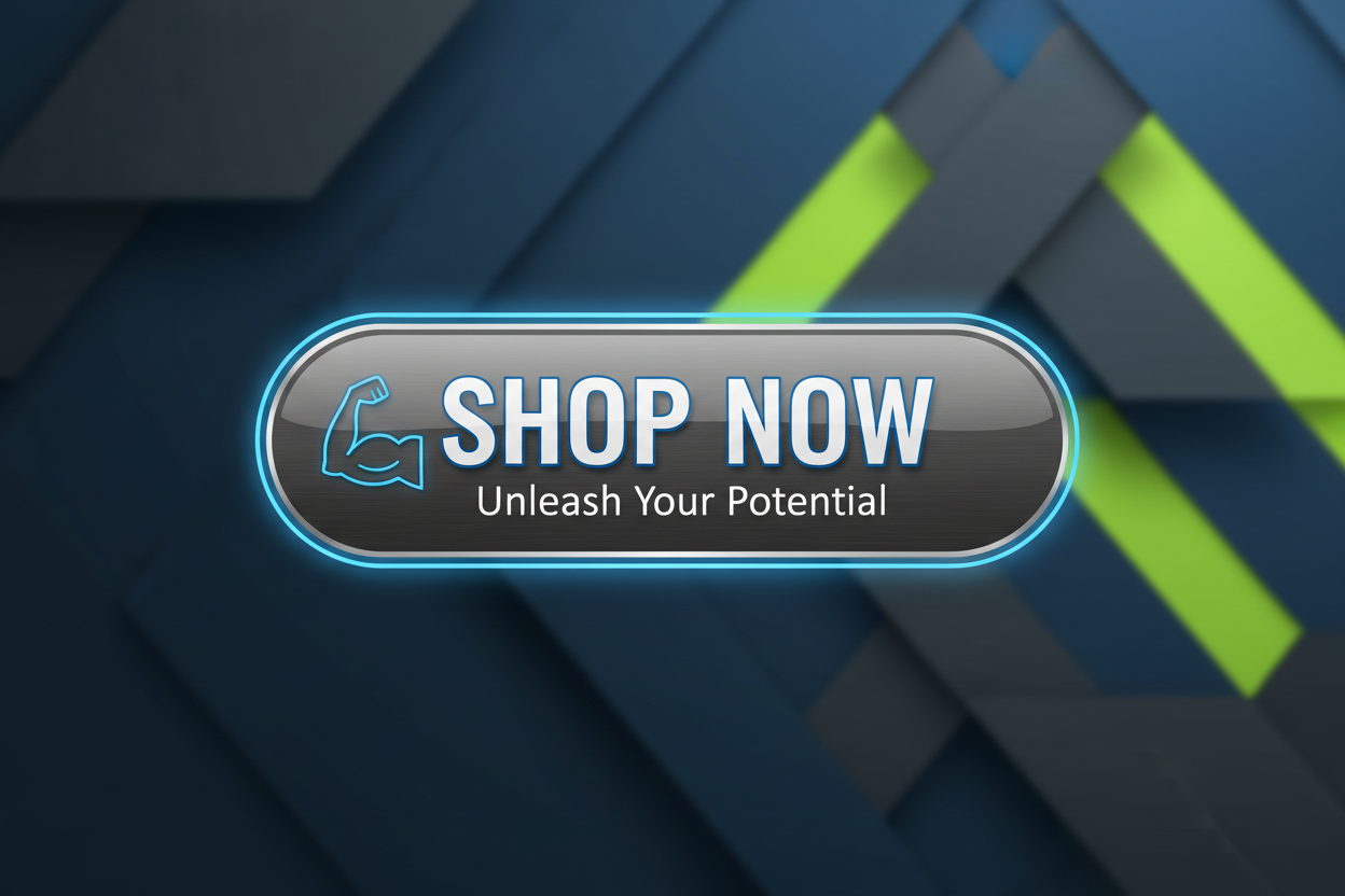 Shop Now button graphic with modern design