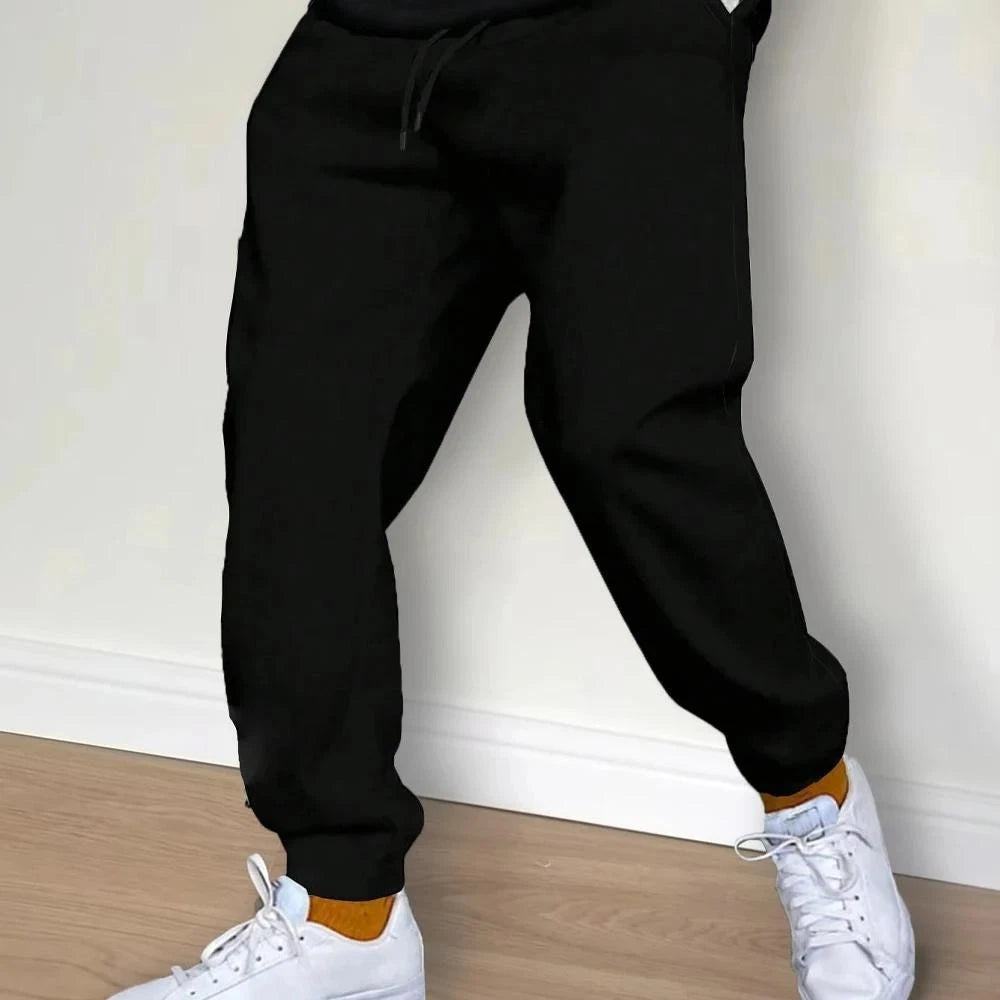 Men's Fleece Sweatpants - Winter Running Joggers & Gym Pants