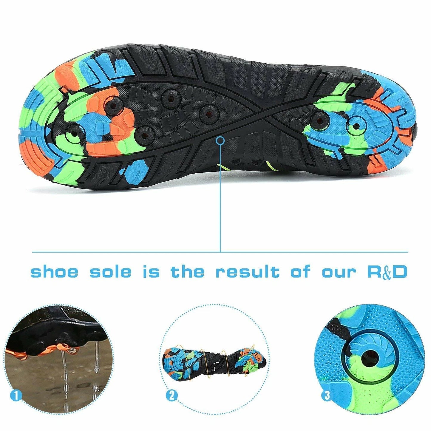 Water Shoes Quick Dry Barefoot for Swim Diving Surf Aqua Sport Beach Vacation