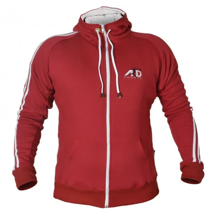 ARD CHAMPS Men's MMA Gym Zip Hoodie - Training, Boxing & Running Sweatshirt