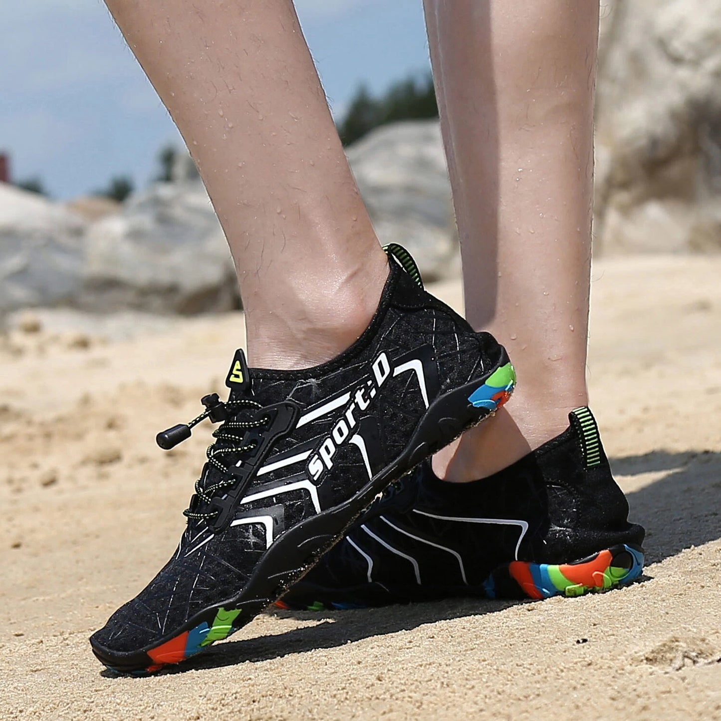 Water Shoes Quick Dry Barefoot for Swim Diving Surf Aqua Sport Beach Vacation