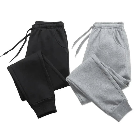 Men's Fleece Sweatpants - Winter Running Joggers & Gym Pants