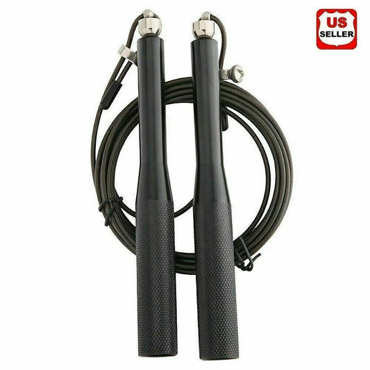 Cpokoh Aluminum High Speed Jump Rope - Steel Cable for Crossfit Boxing Training