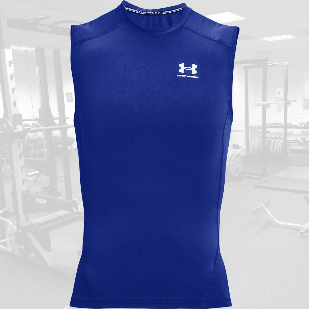 Under Armour Men's HeatGear Compression Tank Top - Sleeveless Workout Shirt