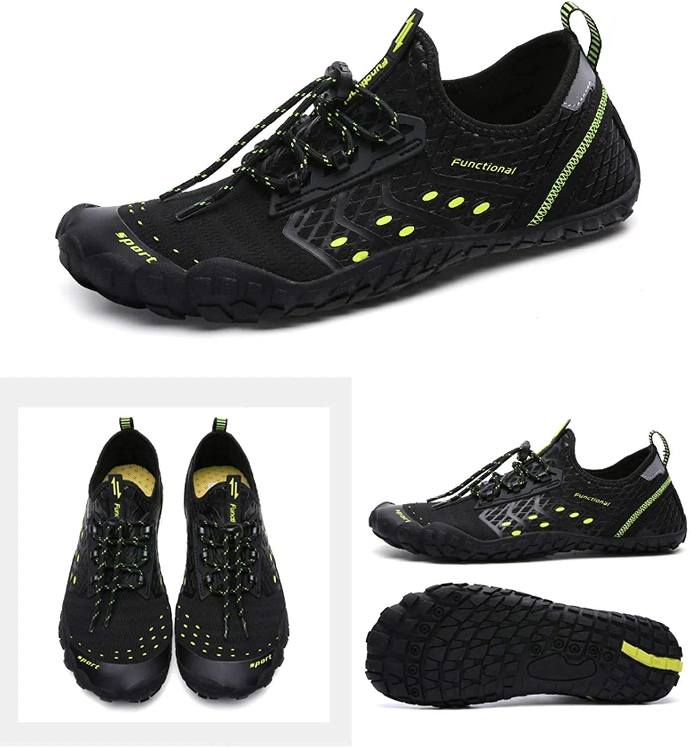 Water Shoes Quick Dry Barefoot for Swim Diving Surf Aqua Sport Beach Vacation