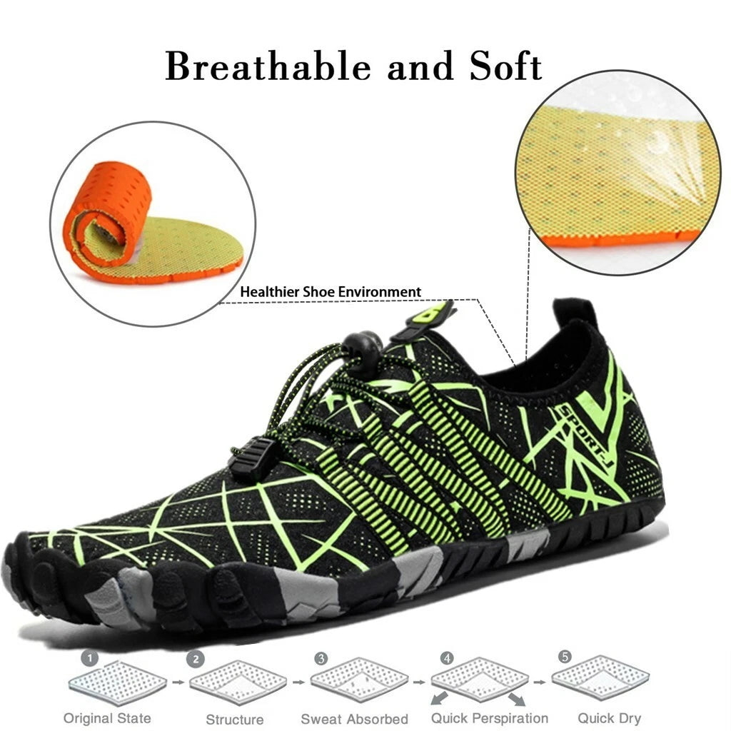 Water Shoes Quick Dry Barefoot for Swim Diving Surf Aqua Sport Beach Vacation