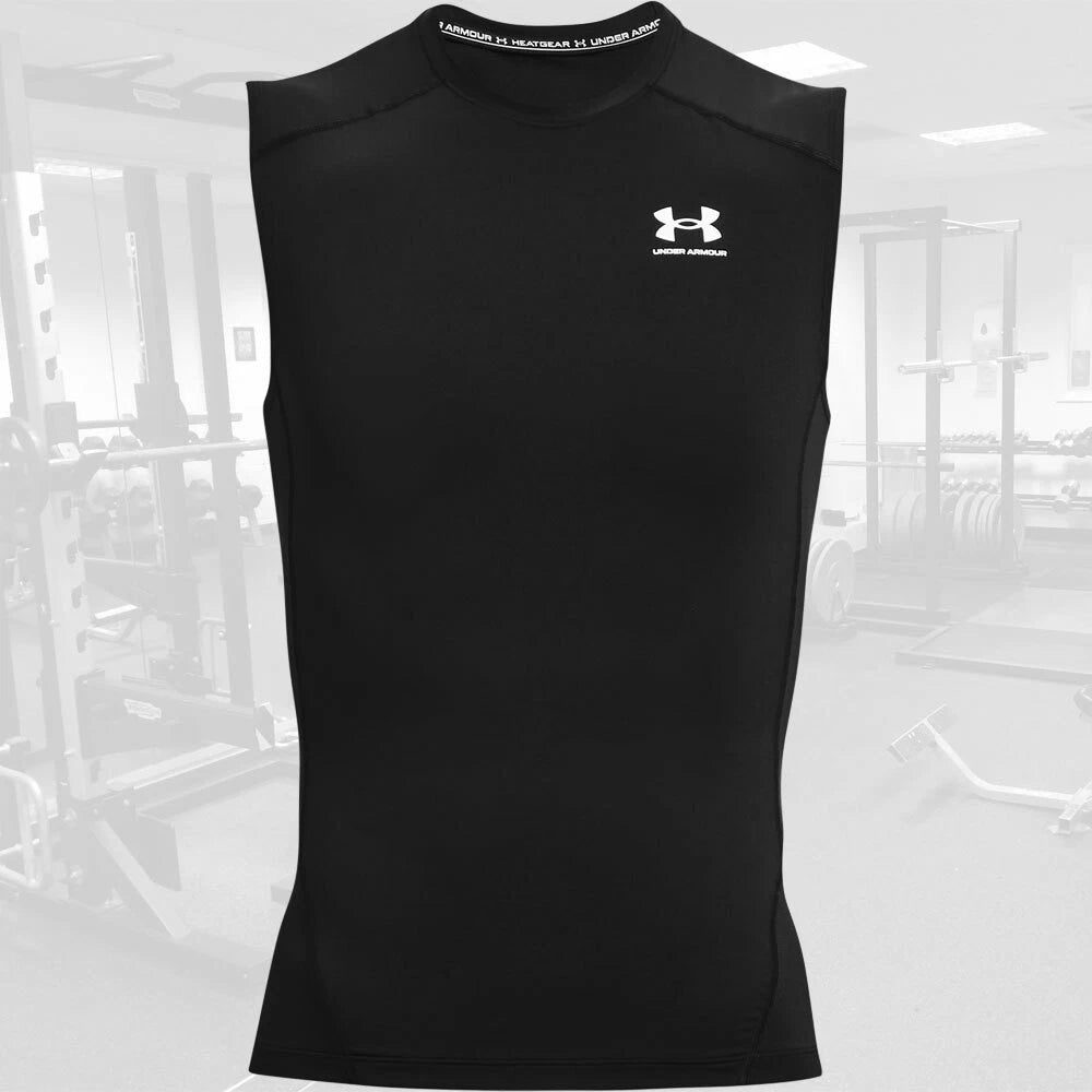 Under Armour Men's HeatGear Compression Tank Top - Sleeveless Workout Shirt