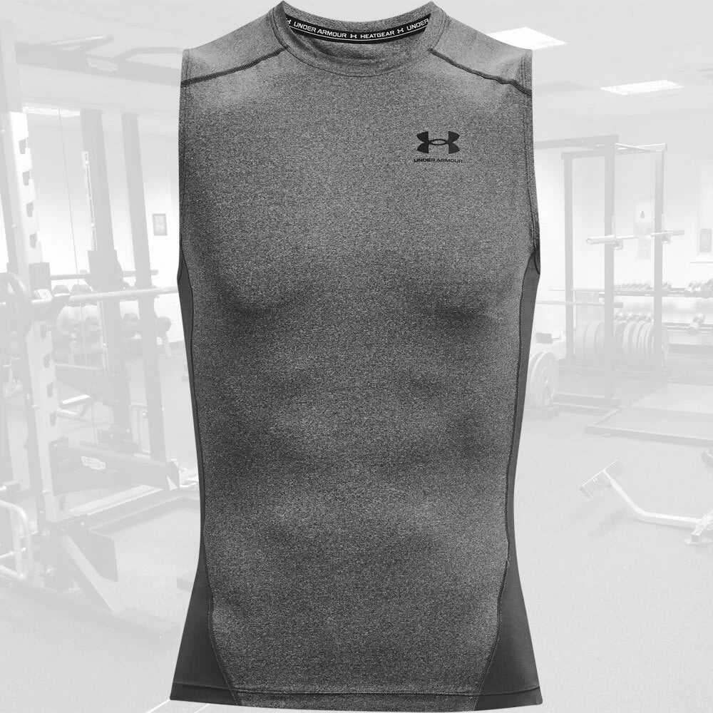Under Armour Men's HeatGear Compression Tank Top - Sleeveless Workout Shirt