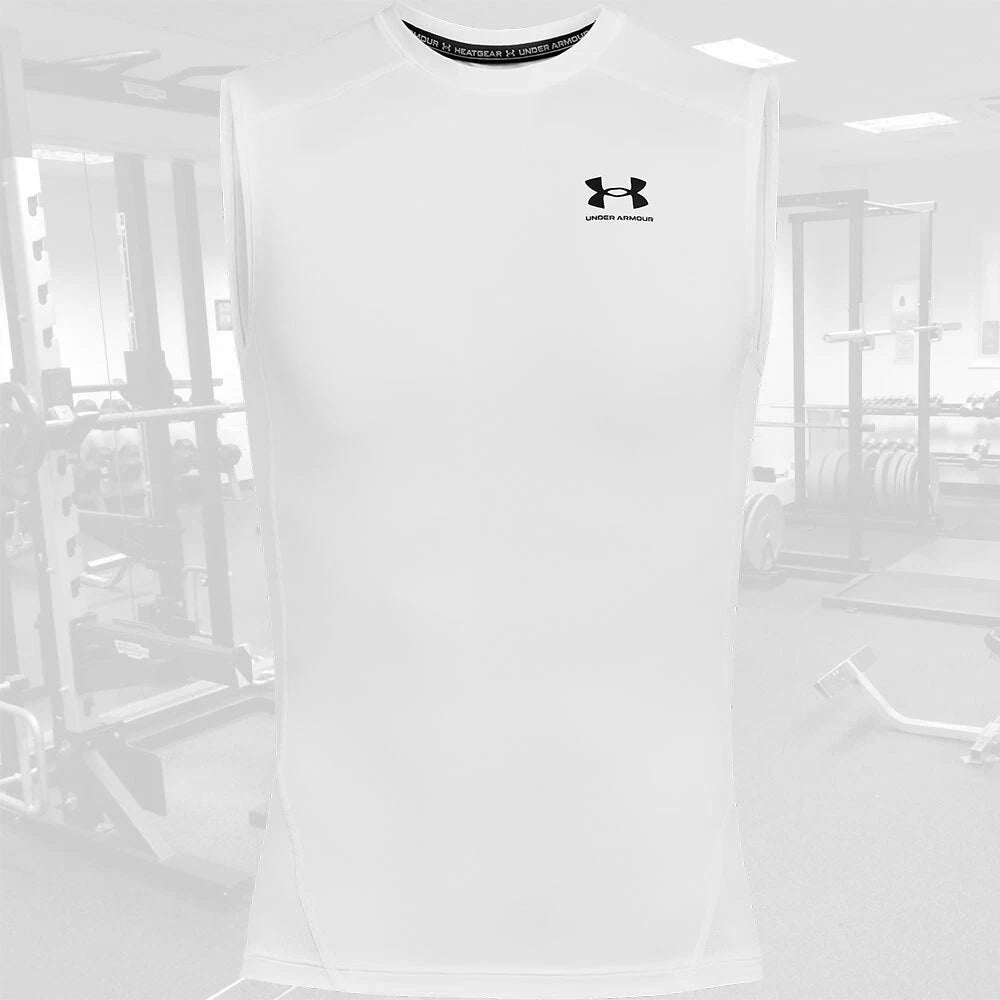 Under Armour Men's HeatGear Compression Tank Top - Sleeveless Workout Shirt